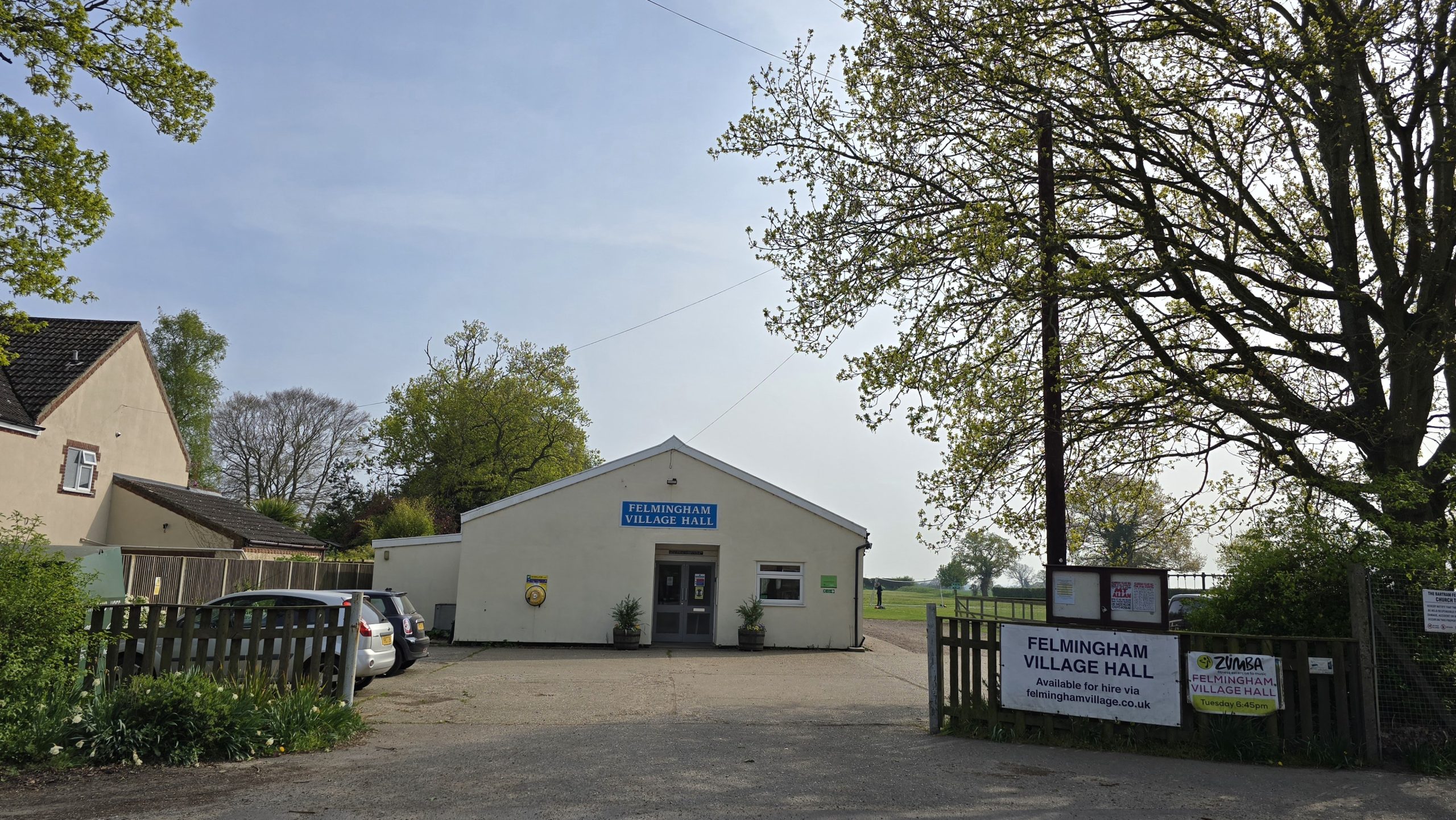 Felmingham Village Hall - View from Aylsham Road